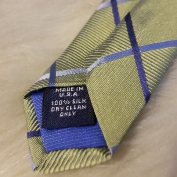 Roundtree & Yorke Silk Tie Made In USA - Picture 4 of 5